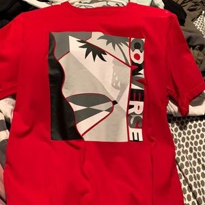 Red converse shirt